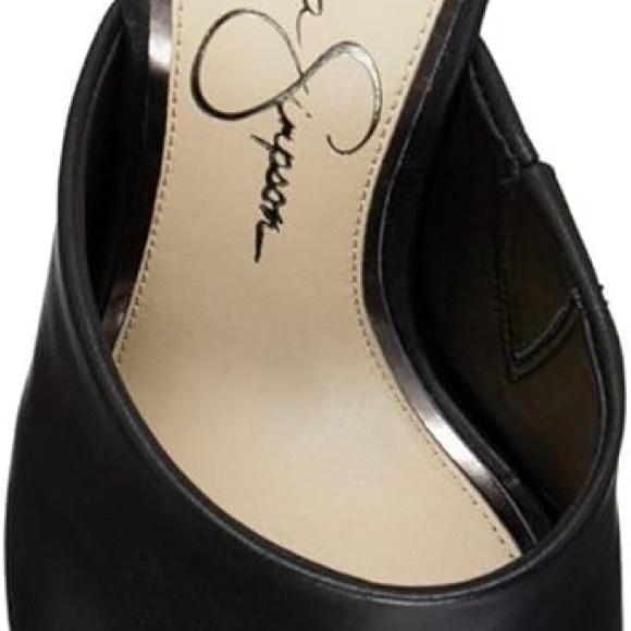 Jessica Simpson Shantell Slide Peep-toe Wedge Heels sz11 - Picture 5 of 8